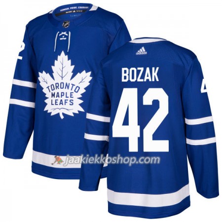 Miehille NHL Toronto Maple Leafs Pelipaita Tyler Bozak 42 Adidas 2017-2018 Sininen Authentic